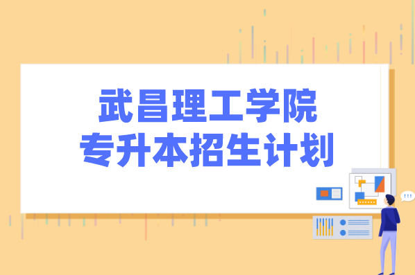 2021年武昌理工学院专升本招生计划汇总表